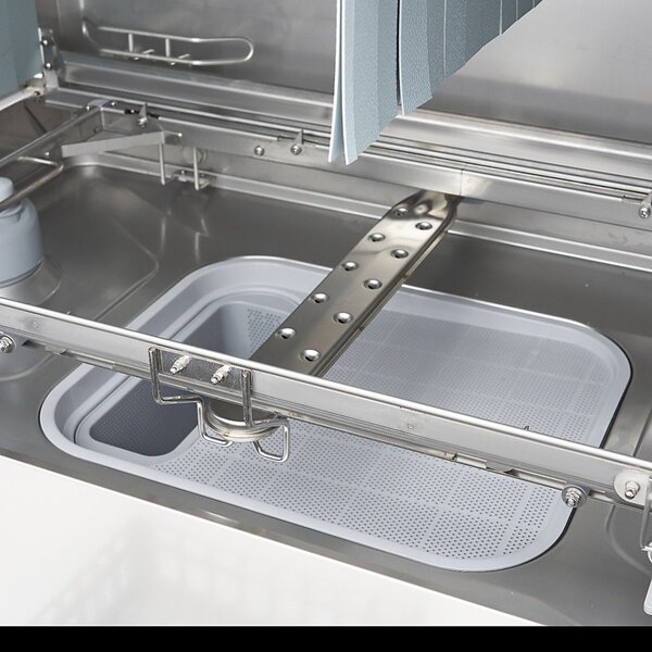 Korventransport Vaatwasser | RVS | Stille machine | Spoeltemperatuur 82°C | 22kW (400V) | 1160x780x1580(h)mm