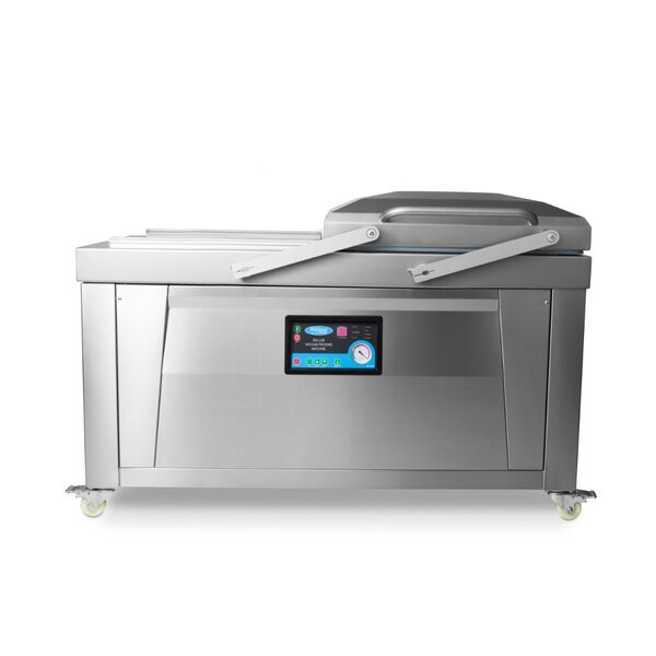 Vacumeermachine | 2 Compartimenten | RVS | Dubbele sealkamer | 0.75kW (230V) | 1510x685x960(h)mm