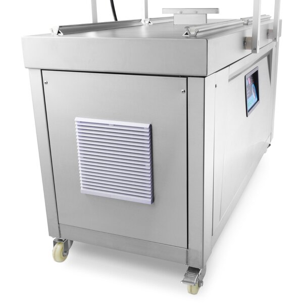 Vacumeermachine | 2 Compartimenten | RVS | Dubbele sealkamer | 0.75kW (230V) | 1510x685x960(h)mm