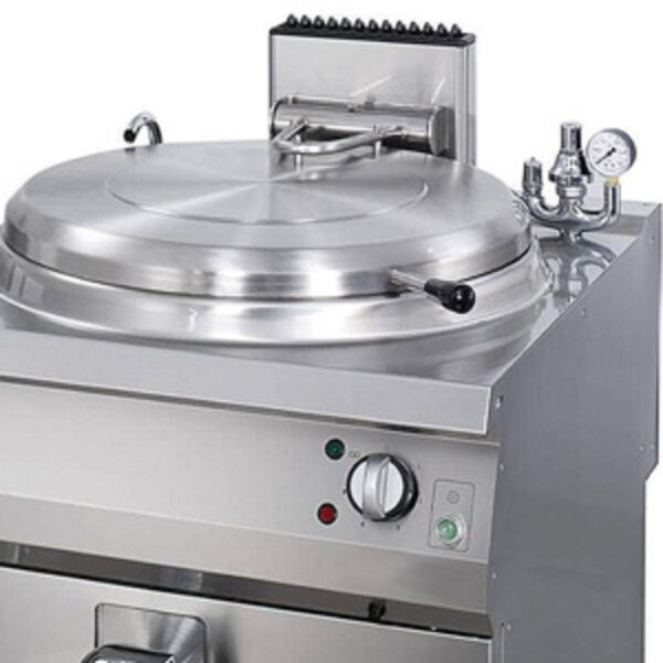 Heavy Duty Kookketel | 50 Liter Capaciteit | RVS | Indirect verwarmingssysteem | 9kW (400V) | 800x700x850(h)mm