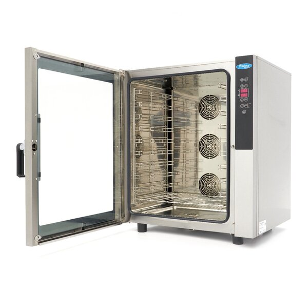 Combisteamer | 1 Glasdeur | 1 Rooster | 30–270°C | 11.8kW (400V) | 820x870x1010(h)mm