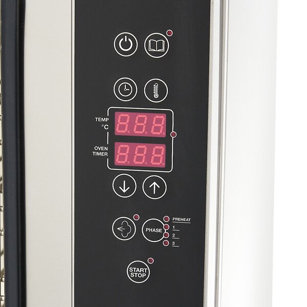 Combisteamer | 1 Glasdeur | 1 Rooster | 30–270°C | 11.8kW (400V) | 820x870x1010(h)mm