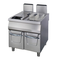 Maxima Premium Friteuse | 110–190°C | RVS | Gasgestookt | 800x900x850(h)mm 