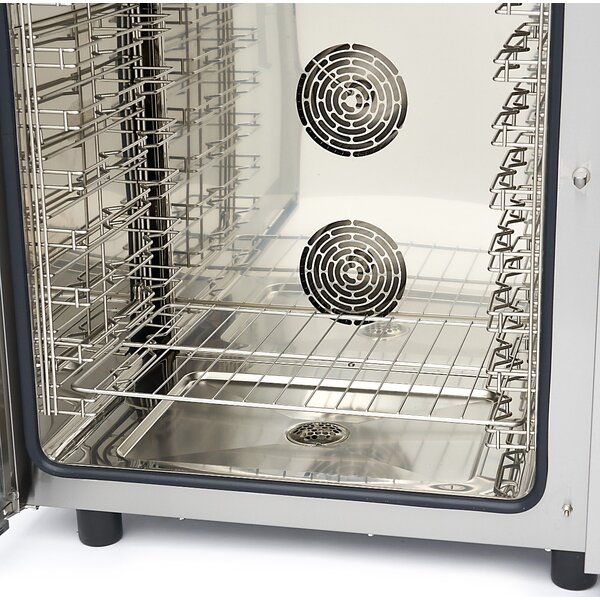 Combisteamer | 1 Glasdeur | 1 Rooster | 50–270°C | 11.8kW (400V) | 810x870x1000(h)mm