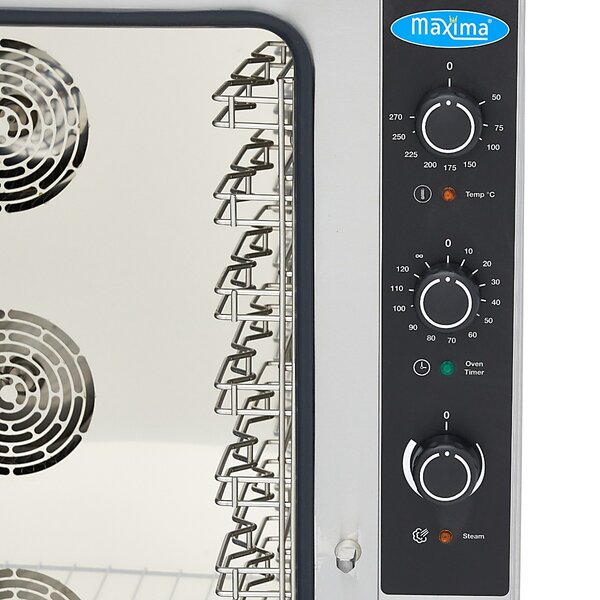 Combisteamer | 1 Glasdeur | 1 Rooster | 50–270°C | 11.8kW (400V) | 810x870x1000(h)mm