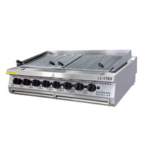 Maxima Premium Chargrill | 8 zones | Veilige vetafvoer | Individuele thermostaten | 1200x900x280(h)mm