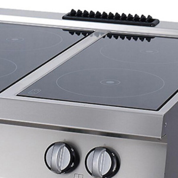 Heavy Duty Kookplaat | 50–300°C | RVS/Keramiek | Infrarood | 8.4kW (400V) | 800x700x280(h)mm