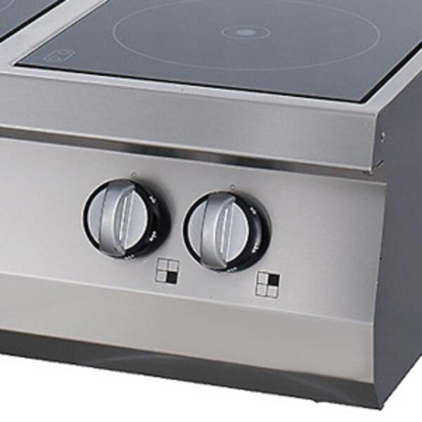 Heavy Duty Kookplaat | 50–300°C | RVS/Keramiek | Infrarood | 8.4kW (400V) | 800x700x280(h)mm