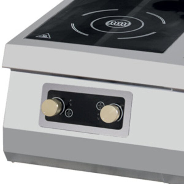 Premium inductie kookplaat | Keramiek | 4 pitten | Glaskeramiek oppervlak | 14kW (400V) | 800x900x280(h)mm