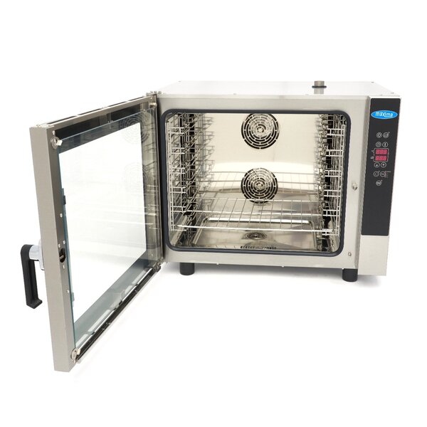 Combisteamer | 1 Glasdeur | 1 Rooster | 30–270°C | 7.9kW (400V) | 820x870x720(h)mm
