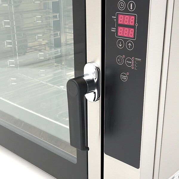 Combisteamer | 1 Glasdeur | 1 Rooster | 30–270°C | 7.9kW (400V) | 820x870x720(h)mm