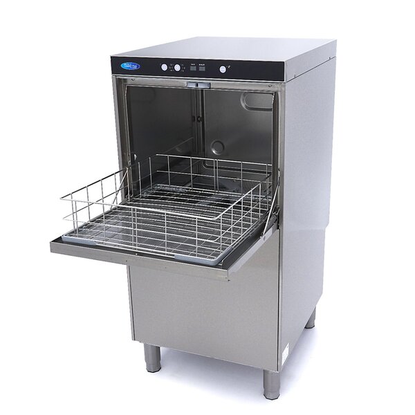 Pannenvaatwasser | 1 Glasdeur | 1 Compartimenten | RVS | 6.7kW (400V) | 600x710x1250(h)mm