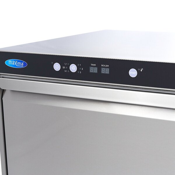 Pannenvaatwasser | 1 Glasdeur | 1 Compartimenten | RVS | 6.7kW (400V) | 600x710x1250(h)mm