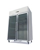Maxima Vrieskast RVS | 2 Draaideuren | 1352 Liter Capaciteit | 6 Roosters | 0.77kW (230V) | 1480x820x2020(h)mm 