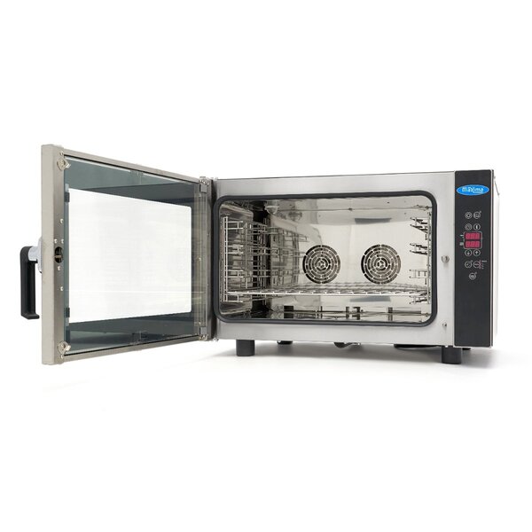 Combisteamer | 1 Glasdeur | 1 Rooster | 30–270°C | 6.5kW (400V) | 870x760x570(h)mm