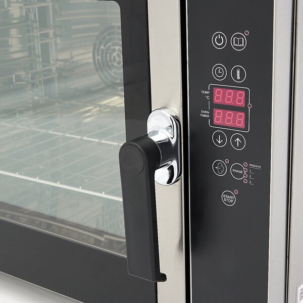 Combisteamer | 1 Glasdeur | 1 Rooster | 30–270°C | 6.5kW (400V) | 870x760x570(h)mm