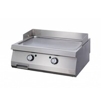 Maxima Heavy Duty Grillplaat | 100–300°C | RVS | Dubbele gladde chromen bakplaat | 800x700x280(h)mm