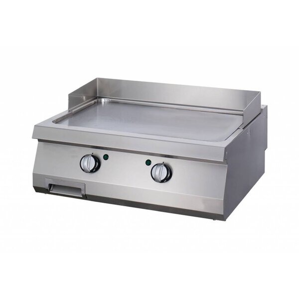 Heavy Duty Grillplaat | 100–300°C | RVS | Dubbele gladde chromen bakplaat | 800x700x280(h)mm