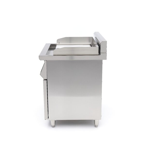 Inductie Grillplaat Dubbel met Onderstel | 80–300°C | RVS | Digitale temperatuurregeling | 10kW (400V) | 800x700x990(h)mm