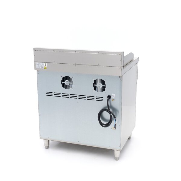 Inductie Grillplaat Dubbel met Onderstel | 80–300°C | RVS | Digitale temperatuurregeling | 10kW (400V) | 800x700x990(h)mm