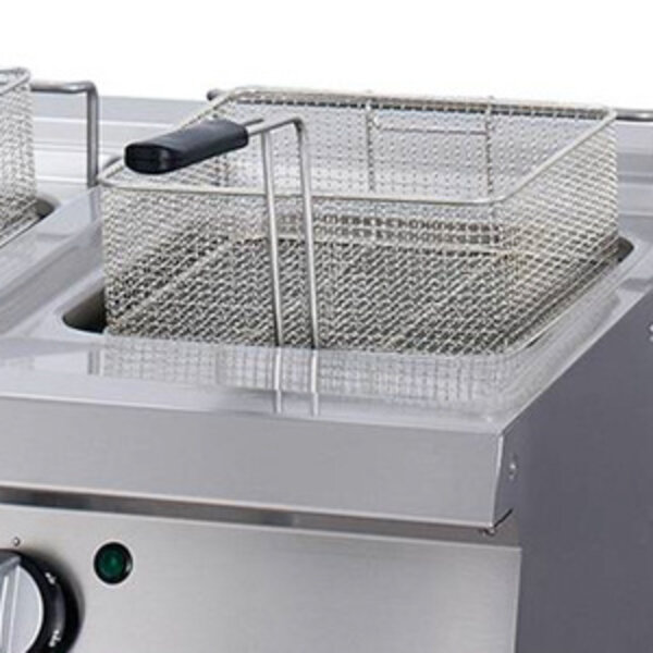 Heavy Duty Friteuse Elektrisch | 110–190°C | RVS | 2 x 12 liter inhoud | 22kW (400V) | 800x700x280(h)mm