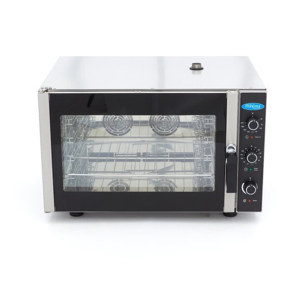 Combisteamer | 1 Glasdeur | 1 Rooster | 50–270°C | 6.5kW (400V) | 860x770x570(h)mm