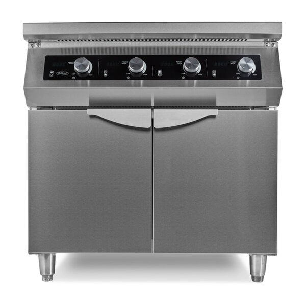 Inductie Kookplaat | 60–240°C | RVS/Keramiek | Energiezuinig | 17kW (400V) | 800x700x870(h)mm