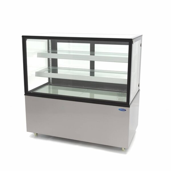 Koelvitrine | 2 Schuifdeuren | 548 Liter Capaciteit | 2 Roosters | 0.48kW (230V) | 1515x675x1211(h)mm
