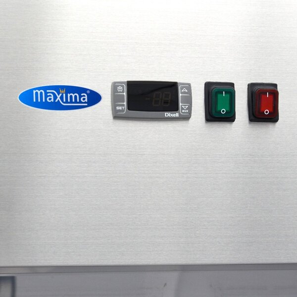 Vrieskast RVS | 2 Draaideuren | 2 Compartimenten | 1021 Liter Capaciteit | 0.69kW (230V) | 1340x800x1980(h)mm