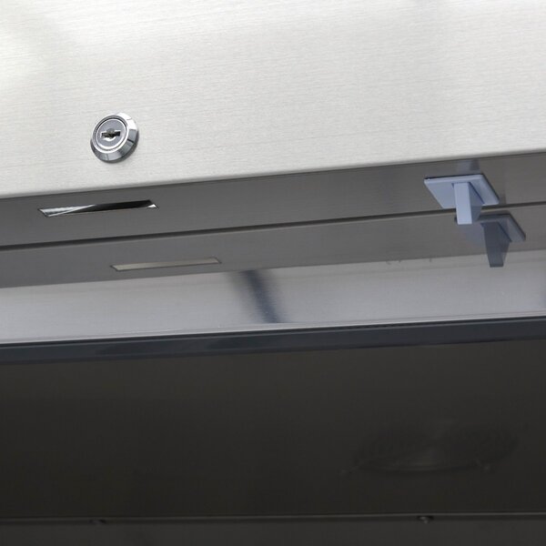 Vrieskast RVS | 2 Draaideuren | 2 Compartimenten | 1021 Liter Capaciteit | 0.69kW (230V) | 1340x800x1980(h)mm