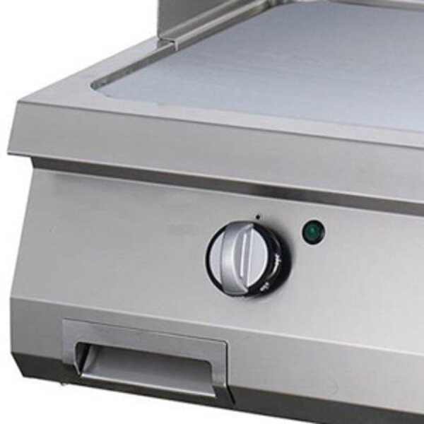 Heavy Duty Grillplaat | 50–300°C | RVS | Dubbele chromen bakplaat | 9kW (400V) | 800x700x280(h)mm