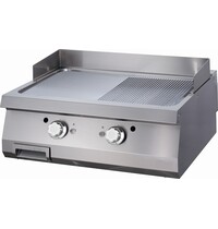 Maxima Heavy Duty Grillplaat | 100–300°C | RVS | RVS spatranden | 800x700x280(h)mm