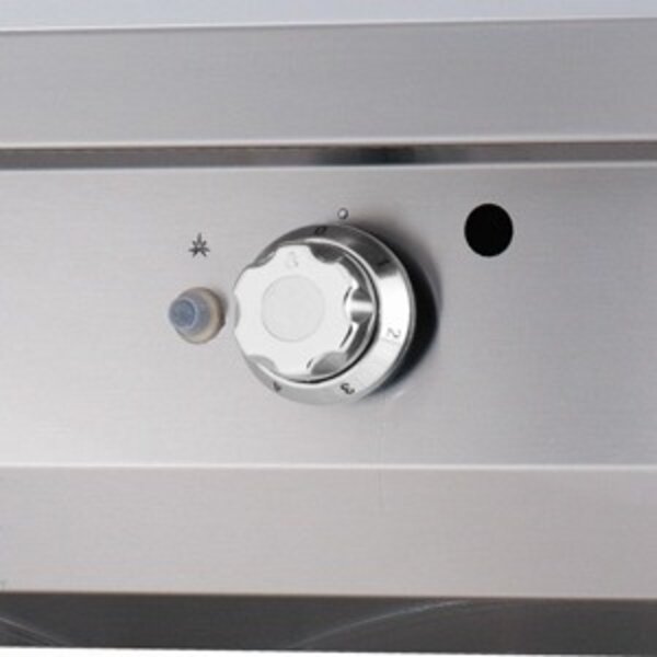 Heavy Duty Grillplaat | 100–300°C | RVS | RVS spatranden | 800x700x280(h)mm