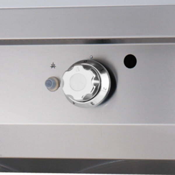 Heavy Duty Grillplaat | 100–300°C | RVS | RVS spatranden | 800x700x280(h)mm