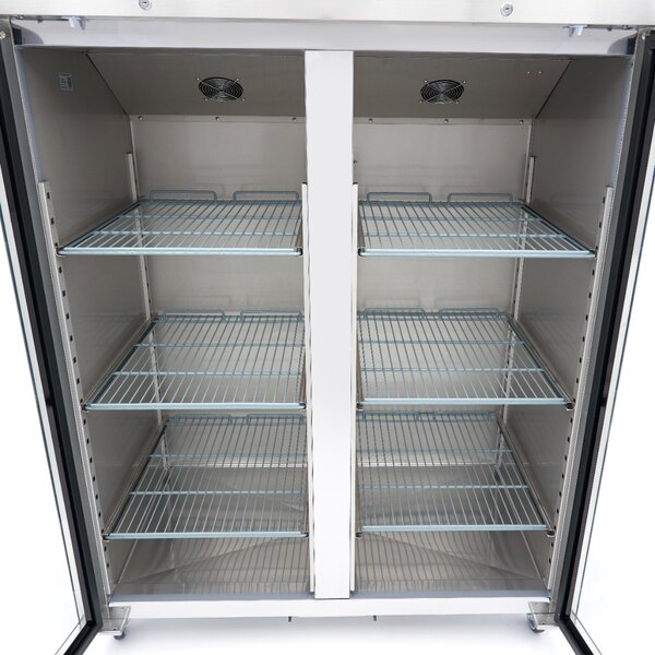 Koelkast | 2 Draaideuren | 2 Compartimenten | 1021 Liter Capaciteit | 0.35kW (230V) | 1340x800x1980(h)mm