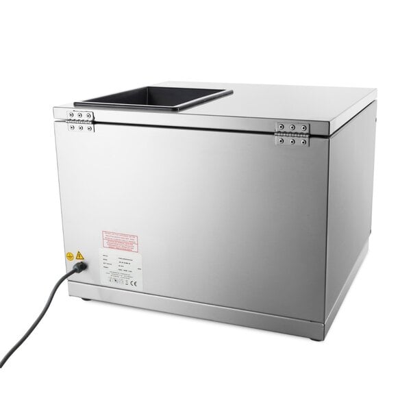 Bestekpoleermachine | RVS | Robuuste RVS behuizing | Speciale UV-lamp | 0.19kW (230V) | 590x560x430(h)mm