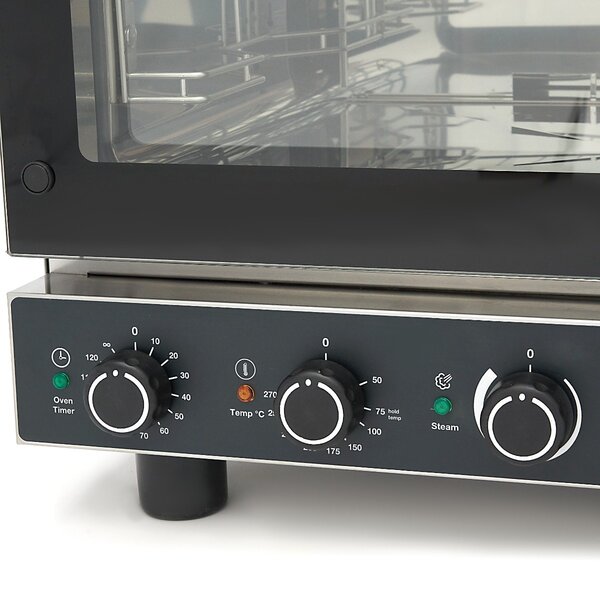 Combisteamer | 1 Glasdeur | 1 Rooster | 50–270°C | 5.8kW (400V) | 730x770x605(h)mm