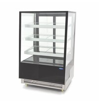 Maxima Deluxe gebaksvitrine | 2 Schuifdeuren | 569 Liter Capaciteit | 3 Roosters | 0.45kW (230V) | 900x805x1445(h)mm