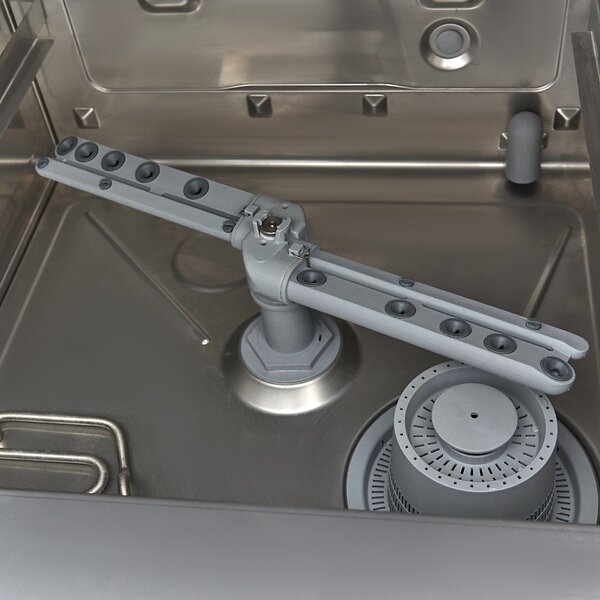 Horeca voorlader vaatwasser | 1 Deur | RVS | Glansspoelpomp | 3.56kW (230V) | 580x610x830(h)mm