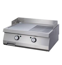 Maxima Heavy Duty Grillplaat | 50–300°C | RVS | RVS behuizing | 9kW (400V) | 800x700x280(h)mm