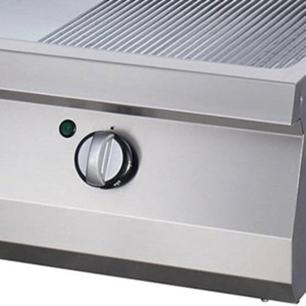 Heavy Duty Grillplaat | 50–300°C | RVS | RVS behuizing | 9kW (400V) | 800x700x280(h)mm