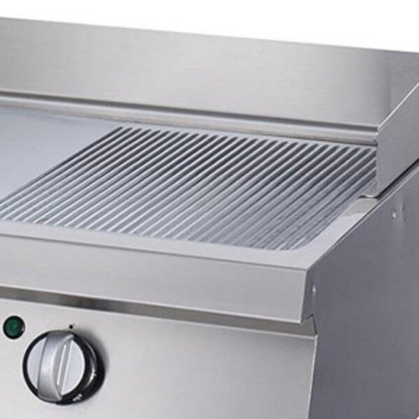 Heavy Duty Grillplaat | 50–300°C | RVS | RVS behuizing | 9kW (400V) | 800x700x280(h)mm
