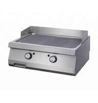 Maxima Heavy Duty Grillplaat | 100–300°C | RVS/Gecoat Staal | Dubbele uitvoering | 800x700x280(h)mm