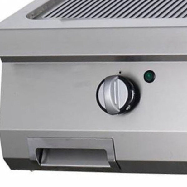 Heavy Duty Grillplaat | 100–300°C | RVS/Gecoat Staal | Dubbele uitvoering | 800x700x280(h)mm