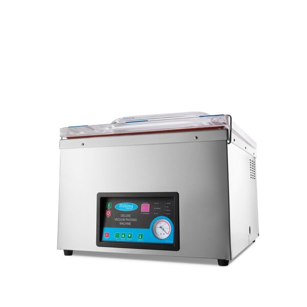 Vacumeermachine | 1 Compartimenten | RVS | Extra groot tafelmodel | 0.9kW (230V) | 590x680x520(h)mm