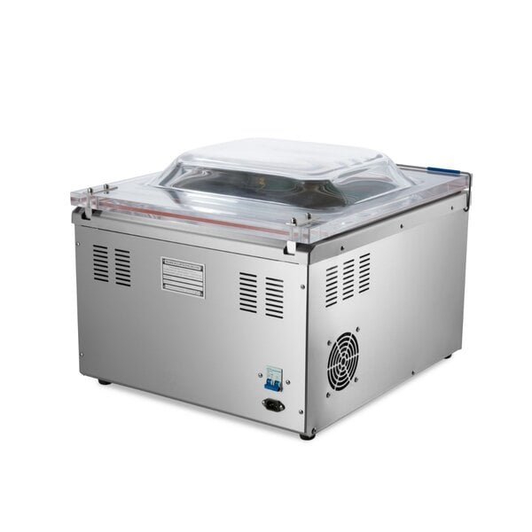 Vacumeermachine | 1 Compartimenten | RVS | Extra groot tafelmodel | 0.9kW (230V) | 590x680x520(h)mm