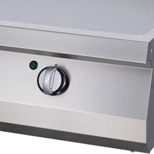 Heavy Duty Grillplaat | 50–300°C | RVS | Dubbele gladde bakplaat | 9kW (400V) | 800x700x280(h)mm