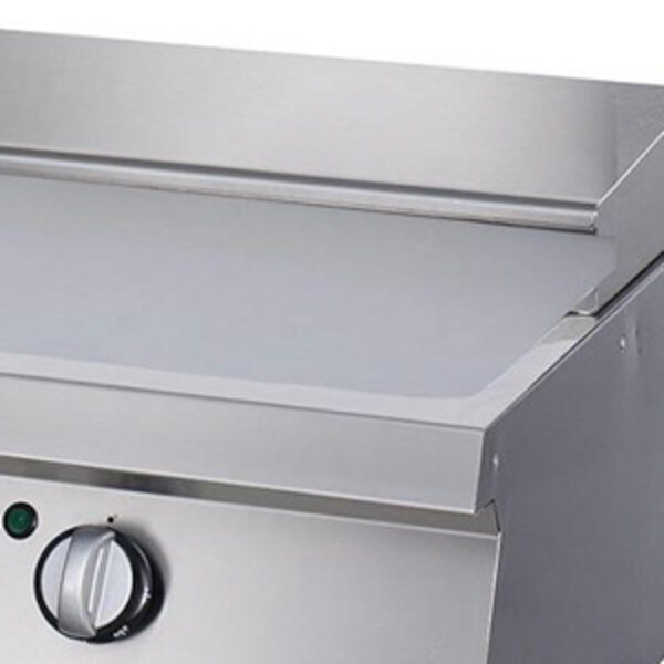 Heavy Duty Grillplaat | 50–300°C | RVS | Dubbele gladde bakplaat | 9kW (400V) | 800x700x280(h)mm