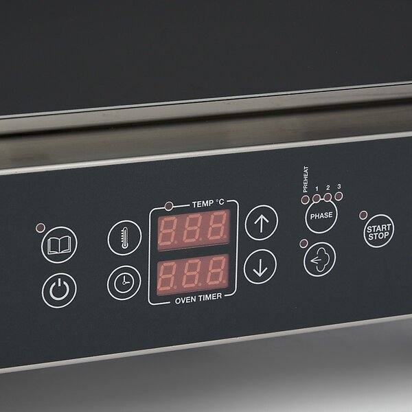 Combisteamer | 1 Glasdeur | 1 Rooster | 30–270°C | 3.3kW (230V) | 590x690x630(h)mm