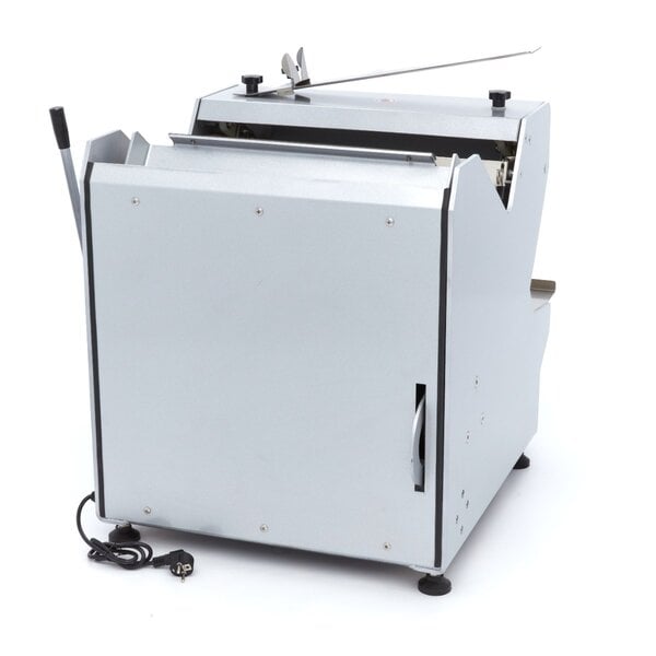 Broodsnijmachine elektrisch | 240 st/u | Gecoat Staal | RVS | 0.75kW (230V) | 680x820x700(h)mm